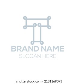 T letter Logo Design for brand