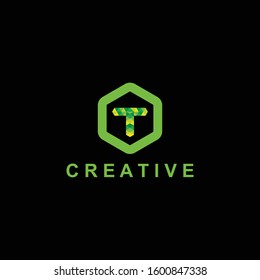 T Letter Logo design template vector. company logo, business logo idea and corporate T letter Icon logo.