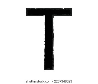 t letter logo design template