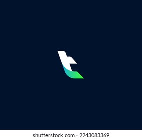 T letter logo design template elements. Modern abstract digital alphabet letter logo. Vector illustration.