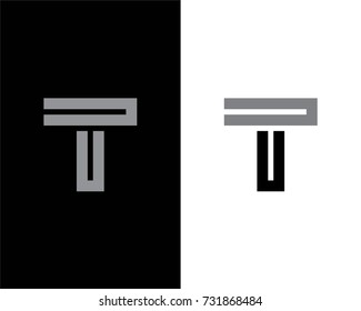 T Letter Logo Design Template Element