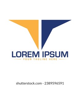 Diseño de logotipo de carta T Diseño de logotipo único y profesional
