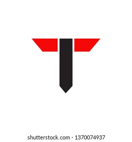 T letter logo design vector template