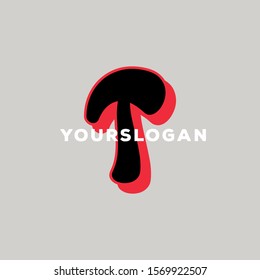 T letter logo design vector template