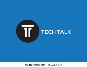 T letter logo design and vector