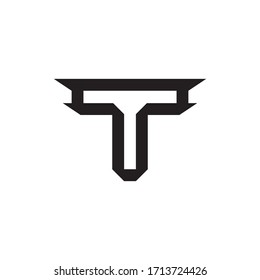 T letter logo design vector