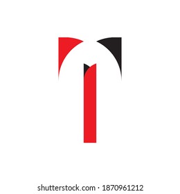 vector de diseño de logotipo de letras T