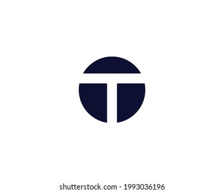 T letter logo design vector template