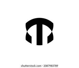 Plantilla vectorial de diseño de logotipo de letra T
