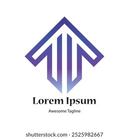 Archivo de Vector de diseño de logotipo de letra T