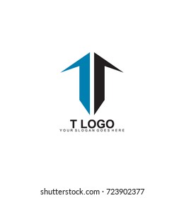 T letter Logo Design Vector Illustration