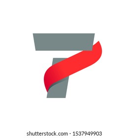 T letter logo with fast speed red wing. Typeface, vector design template elements for sport, race, aviation etc.