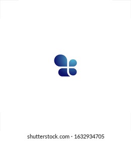 t letter logo flower design water drop