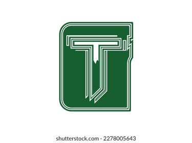 T-Buchstaben-Logo und Symboldesign-Vorlage