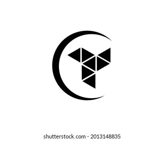 Diseño Del Logotipo De Letra T Y Del Elemento Vector Del Icono.