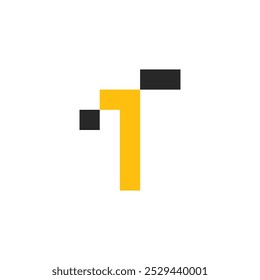 Logotipo de la letra de T, icono, Ilustración vectorial