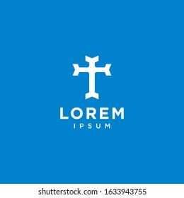T letter logo initial logotype icon vector in elegant simple line style 