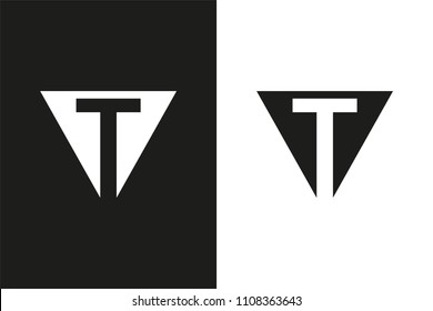 T Letter logo, Minimal Logo