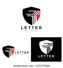 T Letter Logo, Modern Letter Style Vector, Design Suitable For Product Brands With T Letter