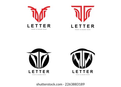 T Letter Logo, Modern Letter Style Vector, Design Suitable For Product Brands With T Letter