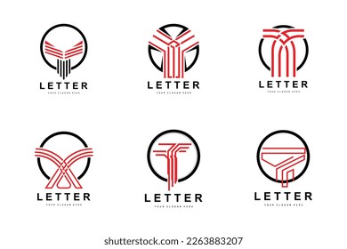 T Letter Logo, Modern Letter Style Vector, Design Suitable For Product Brands With T Letter