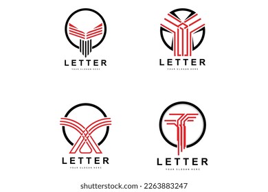T Letter Logo, Modern Letter Style Vector, Design Suitable For Product Brands With T Letter