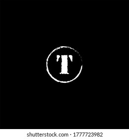 T letter logo monogram design