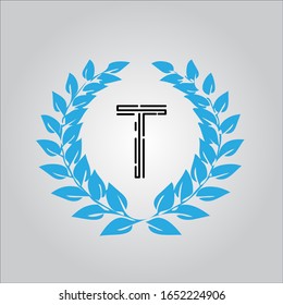 T letter logo with nice white background.T letter icon.Nice background design.