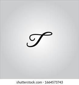 Letter T Script Images Stock Photos Vectors Shutterstock