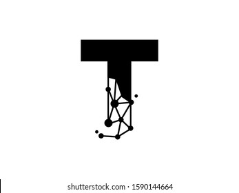 T letter logo or symbol template design