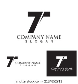 T letter logo and symbol vector