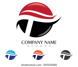 T Letter Logo Template
