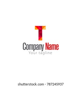 T LETTER LOGO TEMPLATE