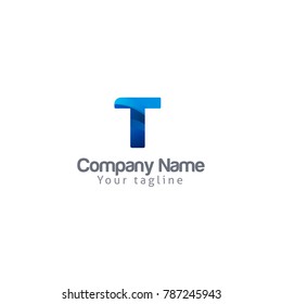 T LETTER LOGO TEMPLATE