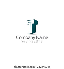 T LETTER LOGO TEMPLATE