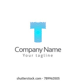 T LETTER LOGO TEMPLATE