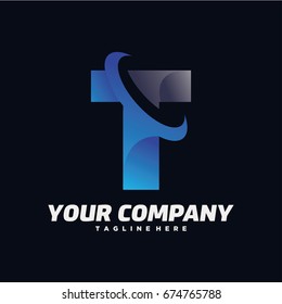 T Letter Logo Template Design Vector, Emblem, Design Concept, Creative Symbol, Icon