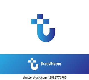 Plantilla de logotipo de letra T, logotipo único y sencillo. logotipo para marca, iniciales, símbolo, empresa. ilustración vectorial
