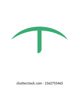 T letter logo template vector icon design
