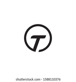 T letter logo template vector icon design