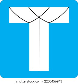 T-Buchstaben-Logo-Vorlagen. Einfach, elegant, luxuriös.