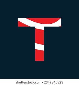logotipo de letra T o logotipo de texto t y diseño del logotipo de palabra t.