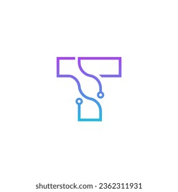 T letter logo or t text logo and t word logo design.