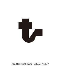 T Letter Logo Unique, iconic, simple and modern