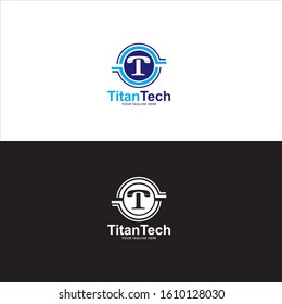 T Letter Logo in Vcetor