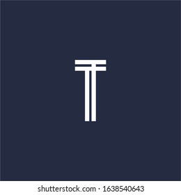 T letter logo vector abstract