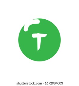 T-Letter-Logo-Vektorillustration
