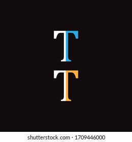 Diseño vectorial de logotipo de letra T