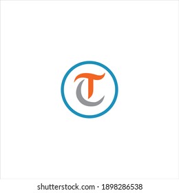 T letter logo vector design on white color background. t icon