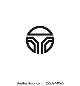 T letter logo vector download